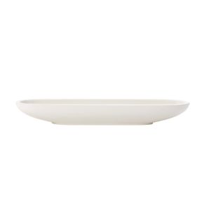 Plat ovale ivoire porcelaine vitrifiée 28x8 cm Artesano Villeroy & Boch