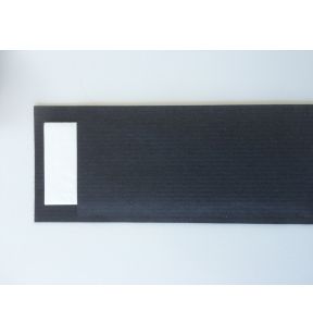 Pochette noir ouate de cellulose 8,5x20 cm Ecoline (100 pièces)