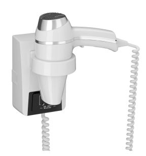 Sèche-cheveux avec prise rasoir blanc 1400 W Clipper Ii Jvd