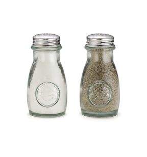 Salière / poivrière transparent Ø 5,6 cm 10,5 cm Authentic Tablecraft