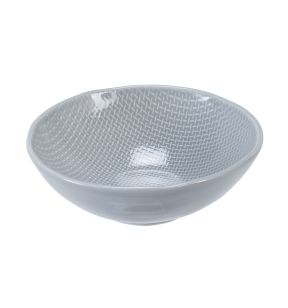 Schaaltje rond grijs geglazuurd aardewerk Ø 13.5 Linen Vaisselle Pro.mundi
