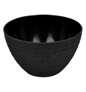 Saladier carré noir mélamine 25 cm Ripple Dalebrook