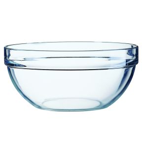 Coupelle rond transparent verre trempé Ø 10,3 cm Empilable Arcoroc