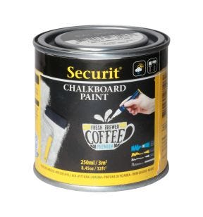 Peinture ardoise noir 7,6x7,6x8,7 cm Securit