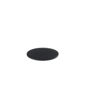 Plateau rond gris résine Nacryl® Ø 24,5 cm Mealplak