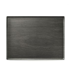 Plateau mélamine marron 60x40 cm Matt Platex