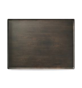 Plateau mélamine marron 40x30 cm Matt Platex