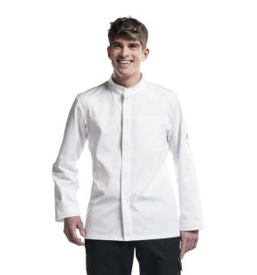 Veste homme blanc M Salerno Chaud Devant