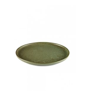 Assiette plate rond camogreen grès émaillé Ø 21 cm Surface Serax