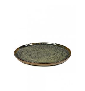 Assiette plate rond indi grey grès émaillé Ø 24 cm Surface Serax