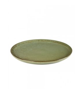 Assiette plate rond camogreen grès émaillé Ø 27 cm Surface Serax
