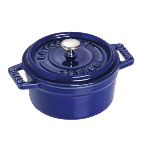 Mini cocotte avec couvercle fonte d'acier Sans revêtement Avec couvercle Ø 10 cm 7 cm 0,25 L Staub