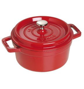 Mini cocotte avec couvercle fonte d'acier Sans revêtement Avec couvercle Ø 10 cm 7 cm 0,25 L Staub