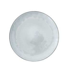 Assiette plate rond gris grès émaillé Ø 20 cm Sky Pro.mundi
