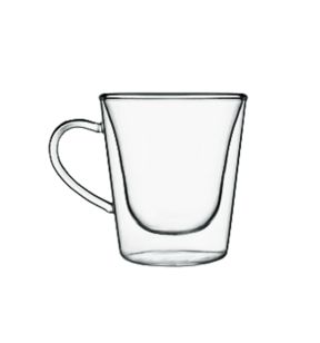 Koffiekopje rond doorzichtig borosilicaatglas 12 cl Ø 7 Thermic Glass Luigi Bormioli