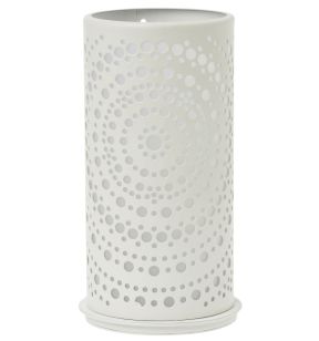 Photophore rond blanc Ø 7,5 cm 14 cm Billy Duni