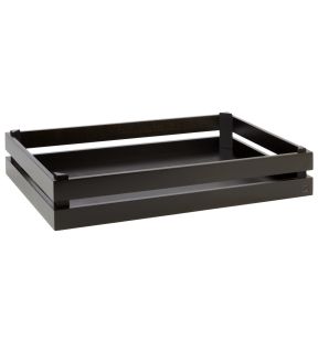 Caisse GN 1/2 bois brun 55,5x35x10,5 cm Superbox Aps
