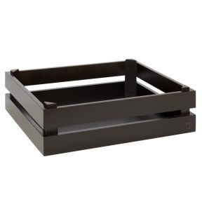 Caisse GN 1/2 bois brun 35x29x10,5 cm Superbox Aps