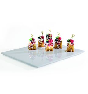 Plateau GN1/2 mélamine blanc 32,5x26,5x1,5 cm Zero Aps