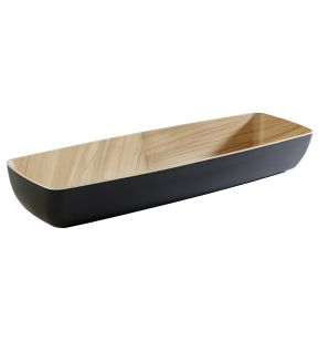 Saladier mélamine noir 53x16,2x7,5 cm 3,65 L Frida Aps