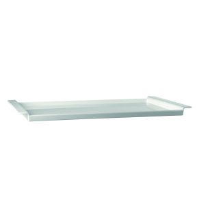 Plateau mélamine blanc 59,5x35,5x3,5 cm Aps