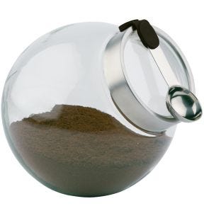 Snoepdoos met lepel glas Ø 20 18 220 cl Aps