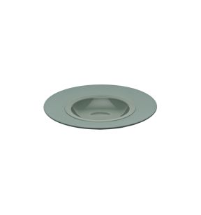 Assiette creuse rond argile verte grès émaillé Ø 23 cm Bahia Degrenne