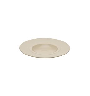 Assiette creuse rond beige grès émaillé Ø 23 cm Bahia Degrenne
