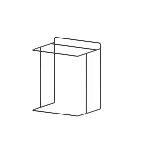 Support acier noir 40x30,8x48,8 cm 0 m³ Evento Degrenne