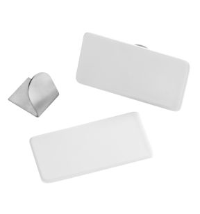 étiquette porcelaine blanc 10x5 cm Evento Degrenne