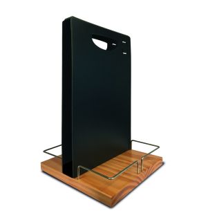Chevalet porte-accessoires rectangulaire noir 34x22x20 cm Securit