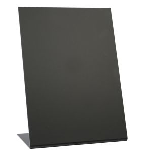 Ardoise de table rectangulaire noir 21,5x15x8,5 cm Securit (3 pièces)