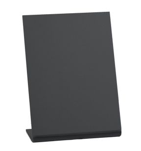 Ardoise de table rectangulaire noir 25x13x13 cm Securit (3 pièces)