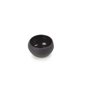 Bol rond noir porcelaine culinaire Ø 8,8 cm Solstice Revol