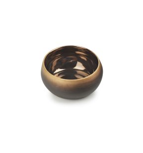 Bol rond noir porcelaine culinaire Ø 12,6 cm Solstice Revol