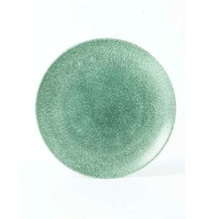 Assiette plate rond bleu porcelaine vitrifiée Ø 28,8 cm Raku Churchill