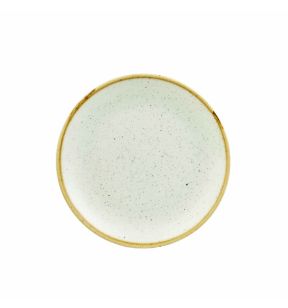Assiette coupe plate rond barley white porcelaine vitrifiée Ø 21,7 cm Stonecast Churchill