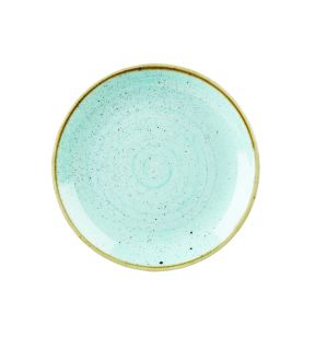 Assiette coupe plate rond duck egg porcelaine vitrifiée Ø 28,8 cm Stonecast Churchill
