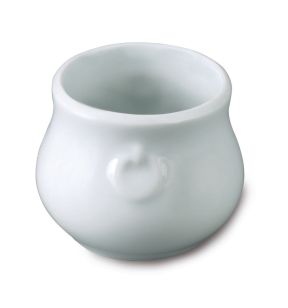 Marmite à jus rond blanc porcelaine Ø 5 mm Pro.mundi