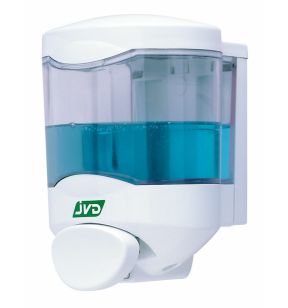 Distributeur de savon blanc 15,5x11x9,9 cm Jvd