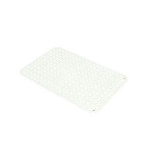 Grill rechthoekig wit plastic 8 mm x 27 Gilac