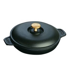 Assiette fonte d'acier Sans revêtement Avec couvercle Ø 20 cm 8,6 cm 0,75 L Staub