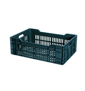 Open box Zonder deksel grijs plastic xx20 40 L geperforeerde bodem geperforeerde wanden Gilac