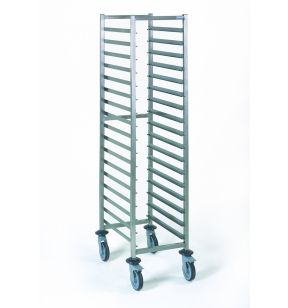 Wagen inox breedte GN 1/1 17 niveaus Tournus