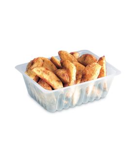 Delicatessenbakje rechthoekig doorzichtig xx3.5 12.5 cl Alphaform (500 eenheden)
