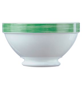 Bol rond vert verre opal 51 cl Ø 13 cm Brush Arcoroc