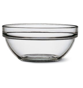 Slakom rond doorzichtig glass gehard Ø 23 Empilable Arcoroc