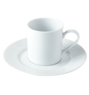 Espressokopje rond wit porselein 10 cl Ø 5.8 Roma