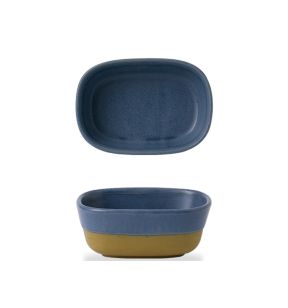 Plat à partager rectangulaire oslo blue porcelaine 12 cm Churchill