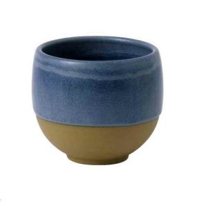 Pot à frites rond bleu porcelaine Ø 8,6 cm Emerge Churchill